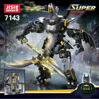 7143 โมเดลหุ่นยนต์ Hero Movie Bat Mech 19003 ของเล่นสําหรับเด็ก