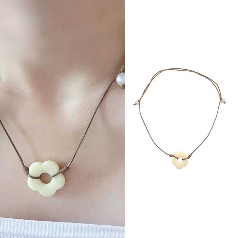 Yml2 Hollow Flower All-matched Clavicle Chain วาดเชือกลมเย็นคอโซ่