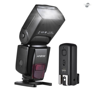 {fly} Andoer AD560 IV 2.4G แฟลชสปีดไลท์ไร้สาย GN50 พร้อมทริกเกอร์แฟลช สําหรับกล้อง DSLR