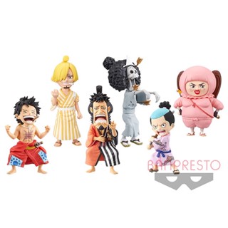 [ของแท้] Bandai ของแท้ แว่นตา WCF Wano Country Single Product 7 ซม. Jingpin ฟิกเกอร์รถ ของเล่น ของขวัญรับปริญญา FPIG