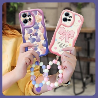 lovely Love bracelet Phone Case For Redmi Note12 4G Full edging Wave border luxurious interest Heat dissipation romantic