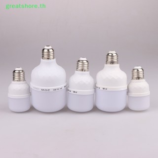 Greatshore หลอดไฟ LED 3W 5W 10W 15W 20W E27 220V เซนเซอร์ตรวจจับการเคลื่อนไหวร่างกายมนุษย์ สีขาว สําหรับทางเดิน บันได ทางเดิน