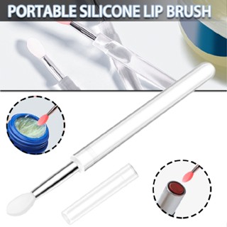 Silicone Lip Brushes with Covers Lipstick Lip Gloss Applicator Brush for Makeup