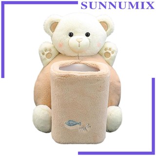 [Sunnimix] กล่องทิชชู่ ลายการ์ตูนน่ารัก 2 In 1 สําหรับรถยนต์