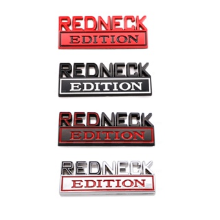 สติกเกอร์ ลายตราสัญลักษณ์ 3D ABS REDNECK EDITION อุปกรณ์เสริม สําหรับตกแต่งรถยนต์ทุกรุ่น Honda Accord Bmw F30 2019