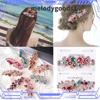 Melodygoods1 กิ๊บติดผมหางม้า ลายดอกไม้