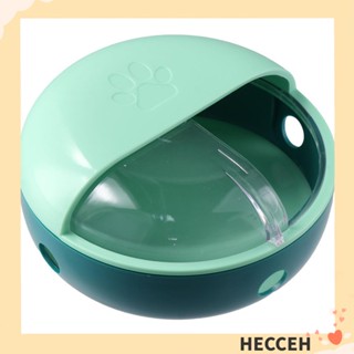 Hecceh เครื่องให้อาหารสัตว์เลี้ยง ซิลิโคน สีเขียว พร้อมจุกนม สําหรับสัตว์เลี้ยง