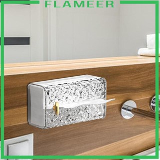 [Flameer] กล่องทิชชู่ติดผนัง ติดตั้งง่าย สําหรับห้องนอน เคาน์เตอร์ ห้องน้ํา