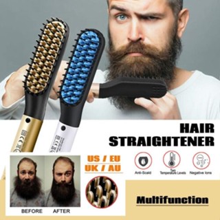 Beauty Houses Electric Hair Comb For Men Hair Straightener Beard Straightener Quick Hair Styler Modeling Brush