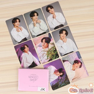 โปสการ์ดโลโม่ PIN BTS 2019 MAGIC SHOP FANMEETING VOL.5 KPOP ขนาดเล็ก RM SUGA Jin J-Hope JiMin Jung Kook V (