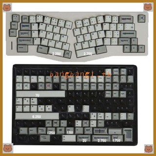 Bang ปุ่มกดคีย์บอร์ด บาร์โค้ด สไตล์เรโทร สําหรับ Cherry MX Gateron Swit 143 ชิ้น