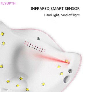 Flyup เครื่องเป่าเล็บเจล UV 12 led 36W USB สําหรับตกแต่งเล็บ TH