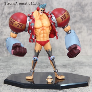 Strongaromatic โมเดลฟิกเกอร์ PVC รูปปั้นอนิเมะโจรสลัด One Piece Pirates GK Franky ขนาด 18 ซม. สําหรับตกแต่ง เก็บสะสม