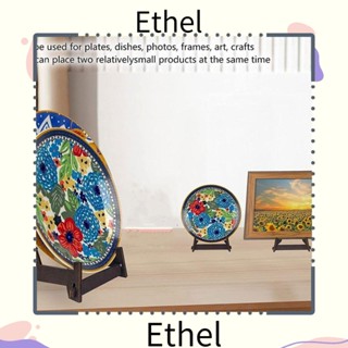 Ethel1 ขาตั้งไม้ ขนาด 8 นิ้ว ถอดออกได้ สําหรับวางกรอบรูป บนโต๊ะทํางาน บ้าน