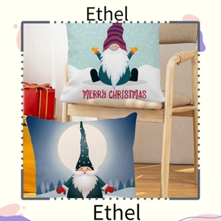 Ethel1 ปลอกหมอน ลายคริสต์มาส แฟชั่น สําหรับตกแต่งบ้าน ปาร์ตี้คริสต์มาส