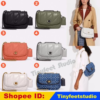 Pillow Madison Shoulder Bag C8560 CA104 สายสะพายไหล่ยาว กระเป๋าผู้หญิง COAC H กระเป๋าสะพายข้าง ลูกบิด