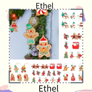 Ethel1 เครื่องประดับแขวนตกแต่งคริสต์มาส รูปสโนว์แมน 10 12 20 ชิ้น