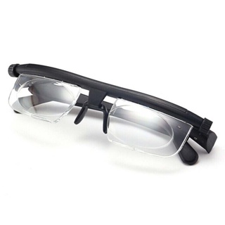 Adjustable Dial Variable Focus Glasses for Reading Distance Vision Eyeglasses.