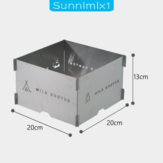 [Sunnimix1] กระจกกันลม สําหรับตั้งแคมป์ เดินป่า ท่องเที่ยว แบกเป้