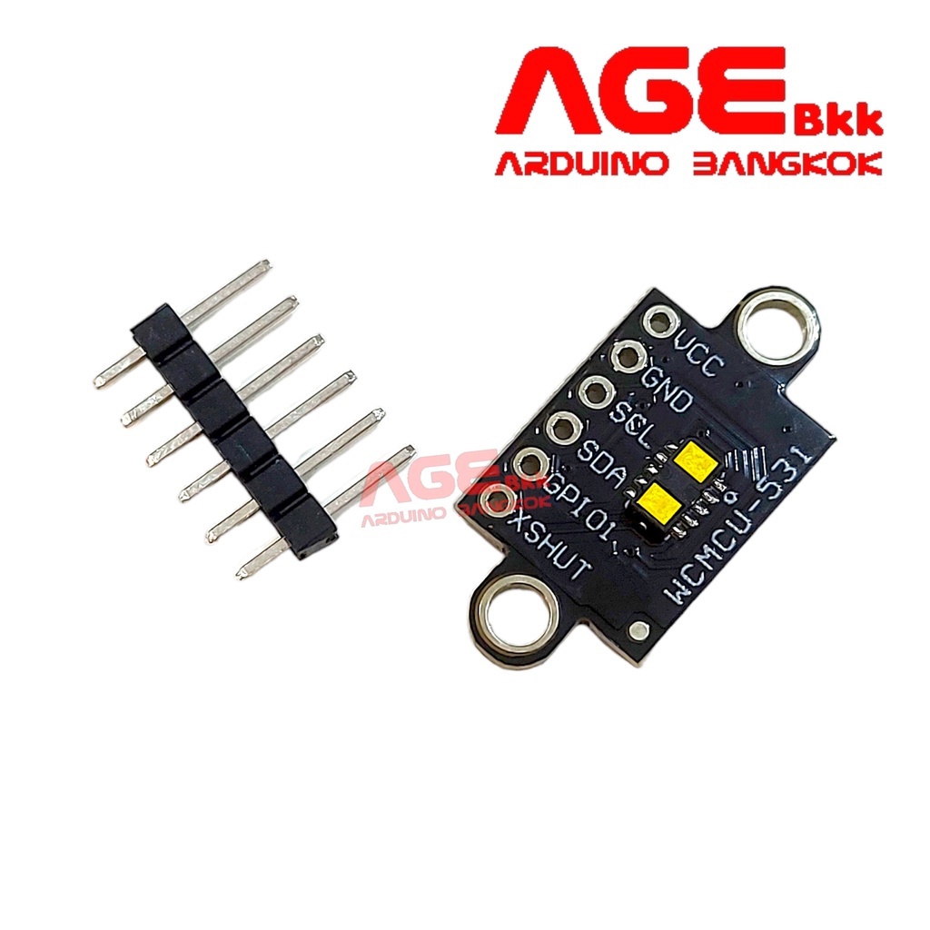 VL53L0X V2 เซ็นเซอร์วัดระยะทางแสงเลเซอร์ laser ranging distance sensor 0.3 - 120 cm