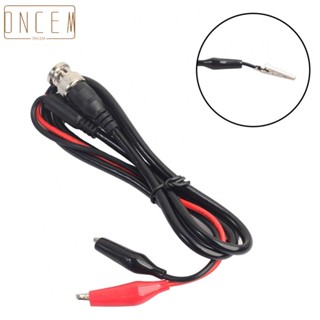 【ONCEMOREAGAIN】Dual Alligator Clip 10cm Conductor BNC Ends BNC To Dual Alligator Clip