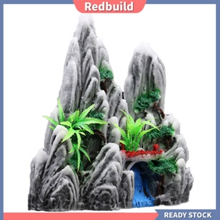 Redbuild|  พืชน้ําเรซิ่น เครื่องประดับ สําหรับตกแต่งตู้ปลา พิพิธภัณฑ์สัตว์น้ํา