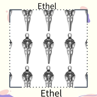 Ethel1 จี้รูปหัวกะโหลกนก สไตล์ทิเบต 50 ชิ้น พร้อมสร้อยคอ สร้อยข้อมือ ต่างหู 50 ชิ้น