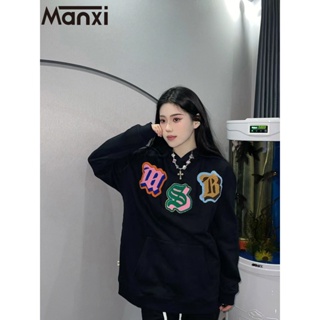 Manxi สเวตเตอร์ เสื้อกันหนาว ผู้หญิง สะดวกสบาย และทันสมัย A28J0WK