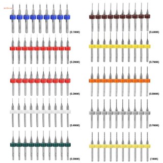 ดอกสว่านคาร์ไบด์ อลูมิเนียม PCB สําหรับงานไม้ 10 ชิ้น