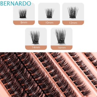 Bernardo ขนตาปลอม 3D 8-16 มม. สําหรับแต่งหน้า 98 คลัสเตอร์ ต่อกล่อง