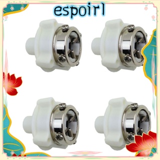 Espo อะแดปเตอร์ก๊อกน้ํา ยาง สีขาว 4 ชิ้น|ไส้เติม แบบพลาสติก เชื่อมเร็ว สําหรับห้องครัว