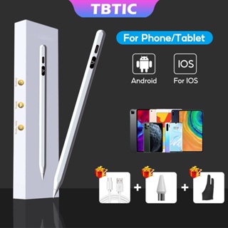Tbtic ปากกาสไตลัส สําหรับ iPad iPhone Android โทรศัพท์มือถือ แท็บเล็ต ดินสอ