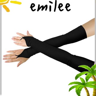 Emilee ถุงมือยาวสีดํา ถุงมือเจ้าสาว สําหรับงานแต่งงาน