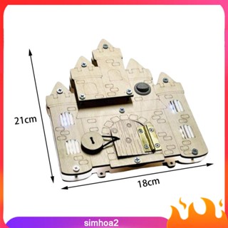 [Simhoa2] บอร์ดไม้ Montessori ของเล่น สําหรับเด็ก 2 3 4 5 ปี