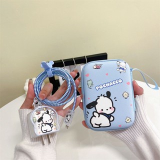 ตัวถนอมสายชาร์จโทรศัพท์มือถือ ลาย Pochacco น่ารัก เข้าได้กับ iPhone