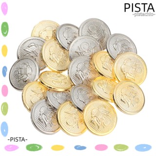 Pista 10 ชิ้น กระดุมนกอินทรี เครื่องแบบ ตรานกอินทรี โลหะ เสื้อสูท เย็บผ้า เสื้อผ้า