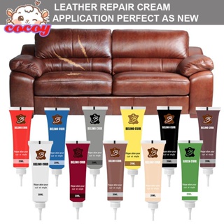 cocoy 【delievery รวดเร็ว】 【สินค้าพร้อมส่ง】 20ml Leather Repair Cream Home Car Seat Leather Complementary Repair Gel Auto Car Seat Sofa Coats Holes Scratch Cracks Repair