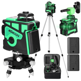 Zot KKmoon ขาตั้งกล้องเลเซอร์ 3D 12 เส้น แนวตั้ง แนวนอน อเนกประสงค์ ปรับระดับความสูงได้ 1.5 ม. 3 ระดับ