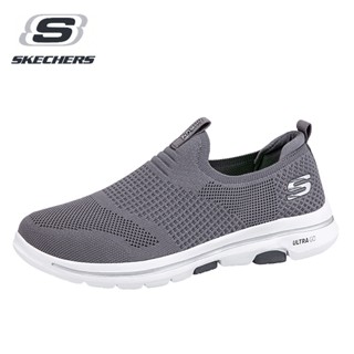 SKECHERS รองเท้ากีฬา รองเท้าสลิปออน สลิปออน ดีดกลับได้ แฟชั่นฤดูใบไม้ผลิ สําหรับผู้ชาย