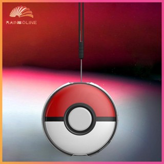 ฝนตก❤  เคสแข็ง แบบใส พร้อมสายคล้องมือ ประดับคริสตัล กันกระแทก สําหรับ Pokémon Go Plus +