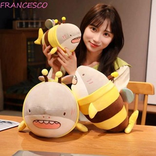 Francesco หมอนตุ๊กตาฉลามน่ารัก แบบนิ่ม ของเล่นสําหรับเด็ก