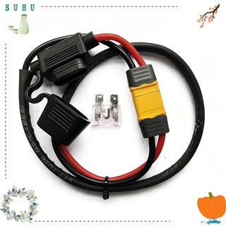 Suhu E-Bike สายเคเบิลพาวเวอร์ อุปกรณ์เสริมจักรยานไฟฟ้า 14AWG XT60 ปลั๊กตัวผู้ ตัวเมีย