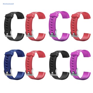 [ElectronicMall01.th] สายนาฬิกาข้อมือซิลิโคน หลากสี แบบเปลี่ยน สําหรับ ID115 Plus HR Smart Watch 2 ชิ้น