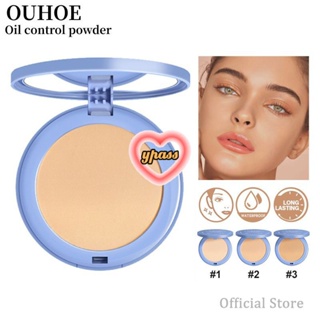 CYREAL CYREAL Ouhoe 3สี Flawless Powder Mineral Face Pressed Setting Powder Oil Control Natural Foundation Powder Smooth Finish Concealer Professional Face