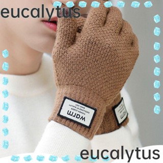 Eucalytus1 ถุงมืออุ่นไฟฟ้า หนา ผู้ชาย ผู้หญิง กีฬากลางแจ้ง ถุงมืออุ่น