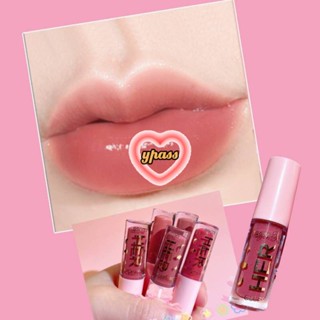 CYREAL CYREAL Dragon Ranee Beauty น่ารัก Liquid ลิปสติก Matte Soft Long Lasting Moisturizing สีชมพูแต่งหน้า Mild Non-Stick Cup,บำรุงริมฝีปากโปร่งแสง