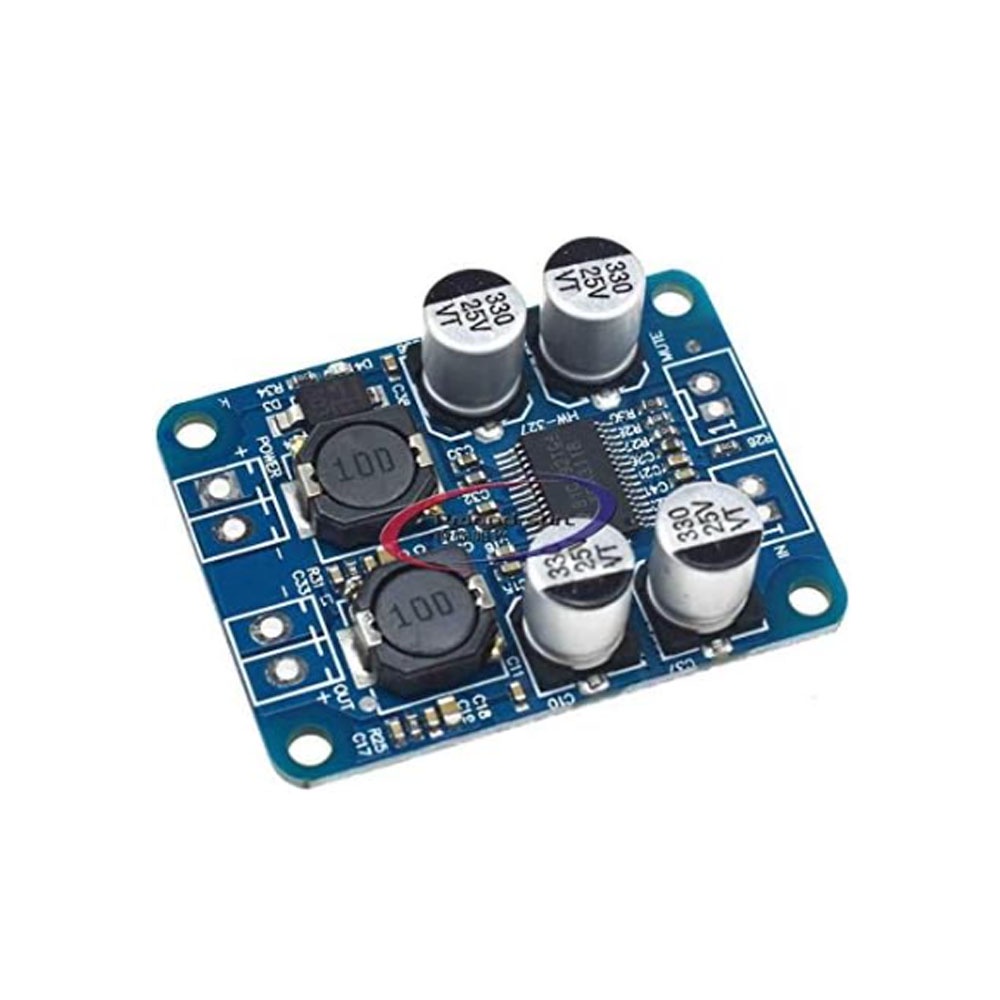 บอร์ดขยายเสียงดิจิทัลโมโน TPA3118 PBTL 1X60W 12V 24V