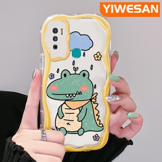 เคสโทรศัพท์มือถือ ซิลิโคนนุ่ม ใส กันกระแทก ลายการ์ตูนจระเข้น้อย สําหรับ Infinix Hot 9 Pro Hot 9 Play Hot 12 Play