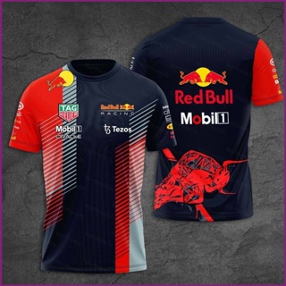 เสื้อยืดแขนสั้น คอกลม พิมพ์ลาย NP2 F1 Red Bull Fans พลัสไซซ์ สําหรับผู้ชาย และผู้หญิง PN2