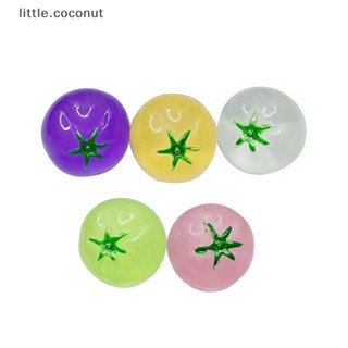 [little.coconut] มะเขือเทศเรซิ่นเรืองแสง ขนาดเล็ก สําหรับตกแต่งบูติก 5 ชิ้น